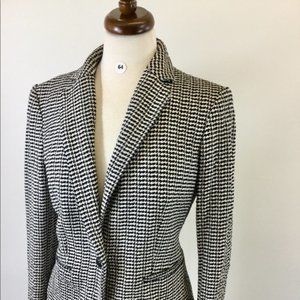 Ann Taylor houndstooth Blazer Size 8